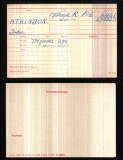 JOHN JAMES ANDREW COLMAN JJAC ATKINSON(medal card)