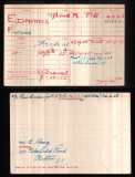 FREDERICK F EDMONDS(medal card)