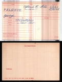 GEORGE E GE FELGATE(medal card)