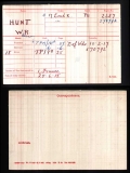 WILLIAM RUSSELL WR HUNT(medal card)