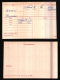 THOMAS T ROWE(medal card)