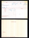 WALTER CECIL WC BRIMBLE(medal card)
