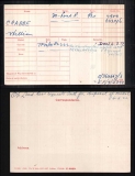 WILLIAM W CRABBE(medal card)