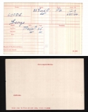 GEORGE G CORRIE(medal card)