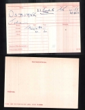 JOHN J OSBORNE(medal card)