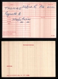 REGINALD ANTHONY RA THOMAS(medal card)