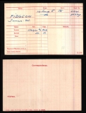 WILLIAM JAMES WJ PIDGEON(medal card)