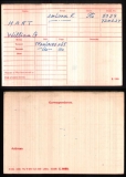 WILLIAM GEORGE WG HART(medal card)