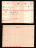 ALFRED EDGAR AE ALLUM(medal card)