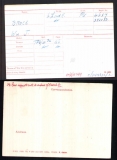 WILLIAM JOHN WJ BROCK(medal card)