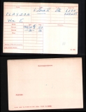 WILLIAM ERNEST WE CLAYDON(medal card)