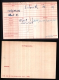 ALBERT ERNEST AE HORSMAN(medal card)