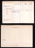 SIDNEY WILLIAM SW CORNER(medal card)