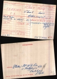 FRANK ARTHUR FA PERKINS(medal card)