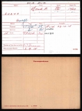 GEORGE G SHAVE(medal card)