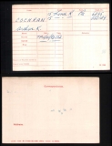 ARTHUR KNIGHT AK COCHRAN(medal card)