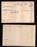 ALBERT BANNISTER AB PARSONS(medal card)