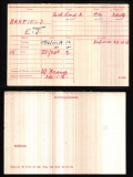 ERNEST JOHN EJ BARFIELD(medal card)