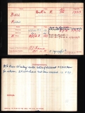 HERBERT H BELL(medal card)