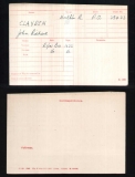 JOHN RICHARD JR CLAYDEN(medal card)