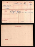 FREDERICK F DENTON(medal card)