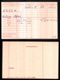 WILLIAM ALFRED WA GREEN(medal card)