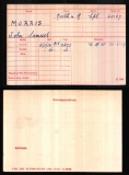 JOHN SAMUEL JS MORRIS(medal card)