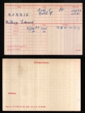 WILLIAM EDWARD WE NORRIS(medal card)