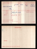 JOHN J EATOUGH(medal card)