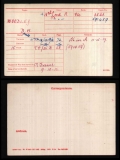 DONALD HERBERT DH WOODLEY(medal card)