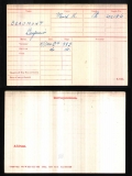 BENJAMIN B BEAUMONT(medal card)