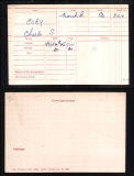 CHARLES SAMUEL CS CORY(medal card)