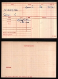 GEORGE CHARLES GC DICKENS(medal card)