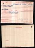 WILLIAM W GREENHALGH(medal card)