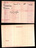 THOMAS JAMES TJ NEWTON(medal card)