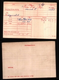 REGINALD R WOODMAN(medal card)