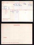 ROBERT SHELTON RS COOK(medal card)