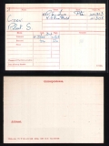 ROBERT SHELTON RS COOK(medal card)