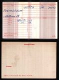 WILLIAM HENRY WH FEATHERSTON(medal card)