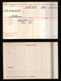 WILLIAM W STEWART(medal card)