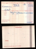 GILBERT G TURNBULL(medal card)
