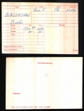 BERTIE B BIRCUMSHAW(medal card)