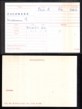 WILLIAM G WG CHAMBERS(medal card)