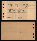 EDWARD WILLIAM EW CHATTEN(medal card)