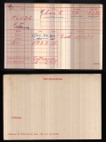 FREDERICK JAMES FJ FLUDE(medal card)