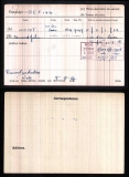 EDWARD JOHN EJ HUNT(medal card)