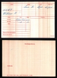 WILLIAM HORRACE WH HUNT(medal card)