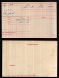 GEORGE WILLIAM GW LIST(medal card)