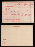 Langston J E (medal card)