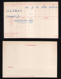 Clarey E J (medal card)